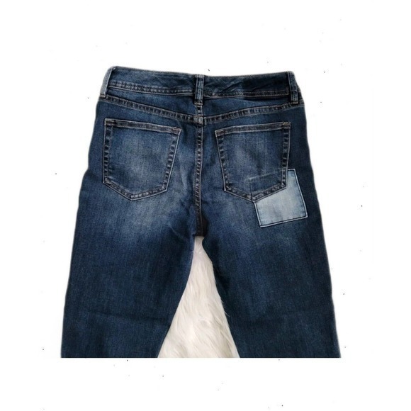 The Limited Skinny Regular Jeans Woman's Size 6R Patchwork denim Jeans Stretch - Picture 2 of 11